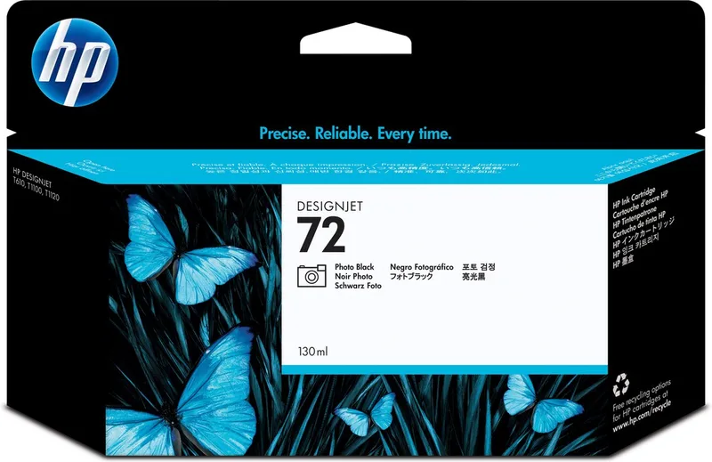 HP 72 - Inktcartridge / Foto (C9370A) van HP in Zwart – productfoto