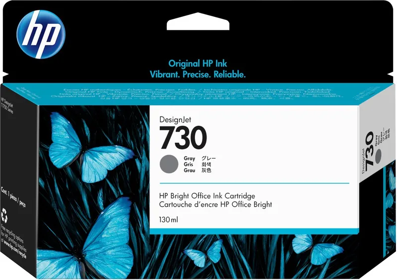 HP 730 Inktcartridge de HP en Gris – photo produit