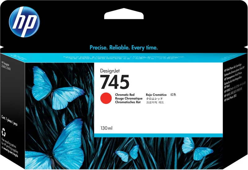 HP 745 - Inktcartridge / Chromatic (F9K00A) de HP en Rouge – photo produit