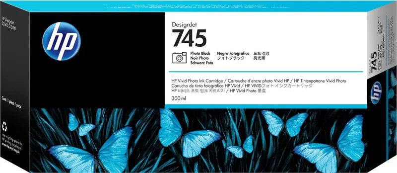 HP 745 - Inktcartridge / (F9K04A) de HP en Fotozwart – photo produit