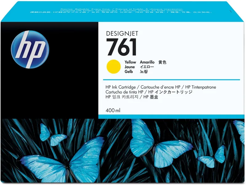 HP 761 - Inktcartridge / (CM992A) fra HP i Gul – produktbillede