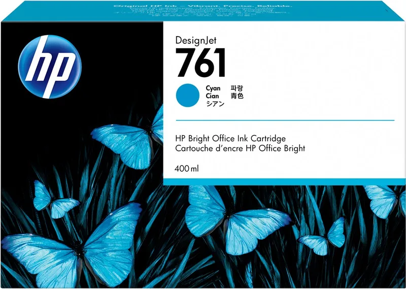 HP 761 - Inktcartridge / (CM994A) de HP en Cyaan – photo produit