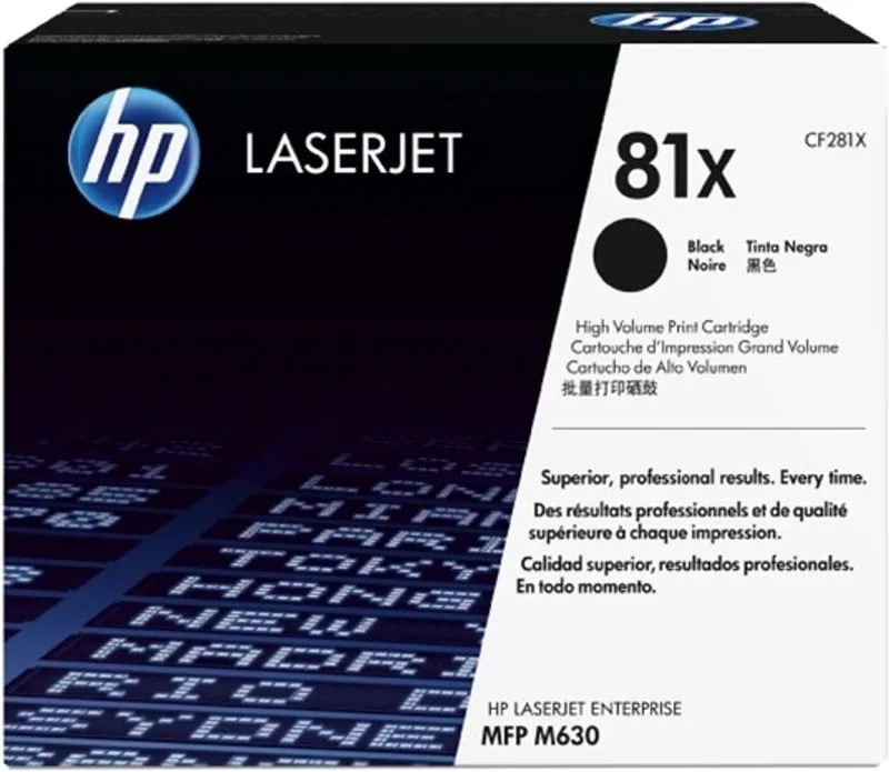 HP 81X CF281JC Black Contract Original LaserJet Toner Cartridge van HP in Zwart – productfoto