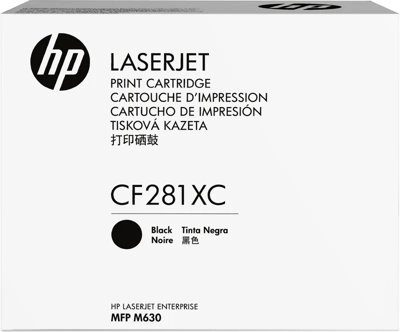 HP 81X CF281X Toner Cartridge Origineel High Capacity 25000 pagina's van HP in Zwart – productfoto