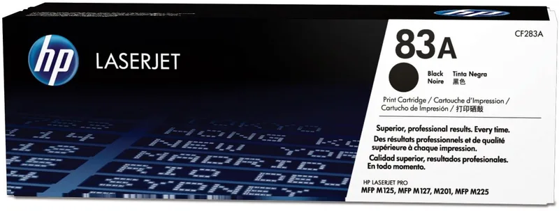 HP 83A - Tonercartridge - Origineel - Standaard Capaciteit - Zwart de HP en Zwart – HP 83A – photo produit
