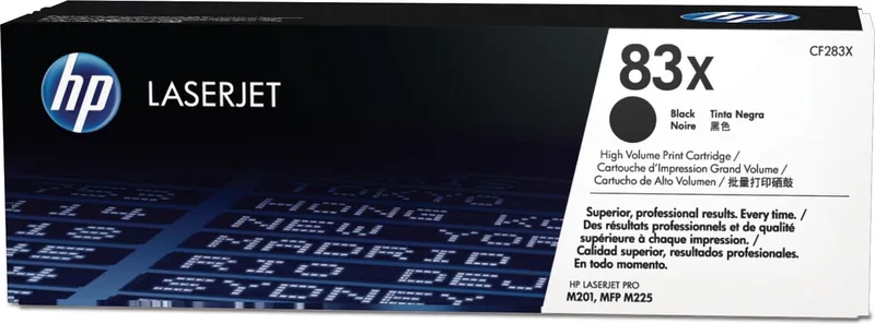 HP 83X originele toner cartridge high capacity 2.200 pagina s 1-pack van HP in Zwart – productfoto