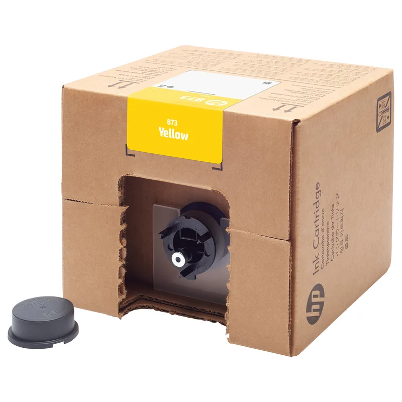 HP 873 3-liter Yellow Latex Ink Cartridge print head fra HP – produktbillede