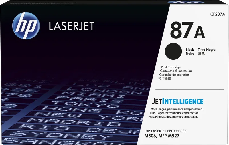 HP 87A - TonerCartridge - Origineel - Standaard Capaciteit fra HP i Sort – produktbillede