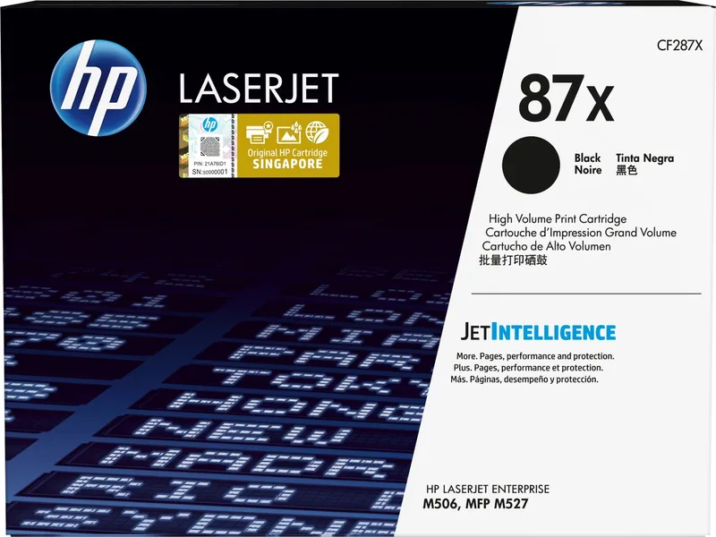 HP 87X - TonerCartridge - Origineel - Hoge Capaciteit fra HP i Sort – produktbillede