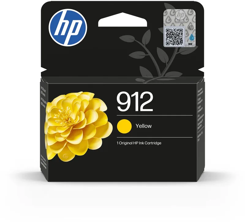 HP 912 - Inktcartridge - Origineel - Standaard capaciteit by HP in Yellow – product photo