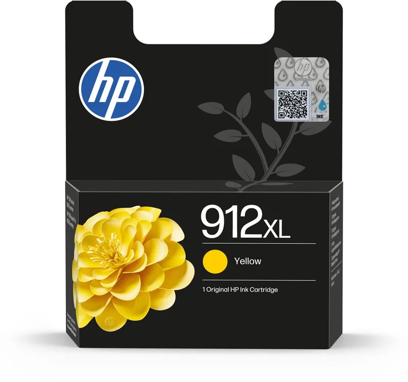 HP 912 XL - Inktcartridge van HP in Geel – productfoto