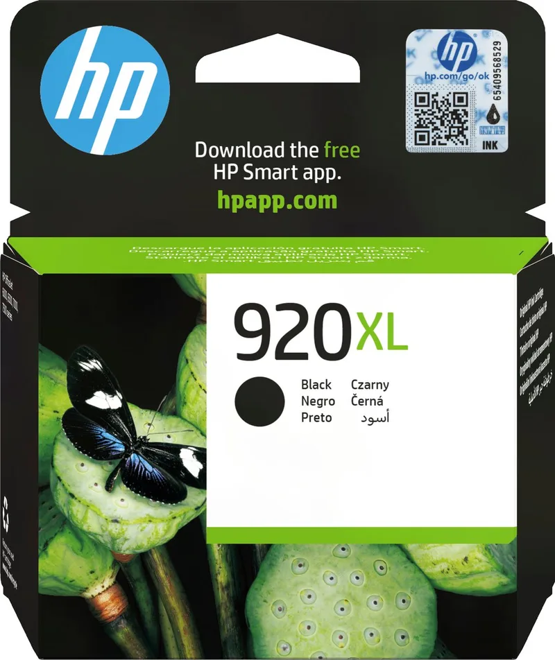 HP 920XL Inktcartridge van HP in Zwart – productfoto