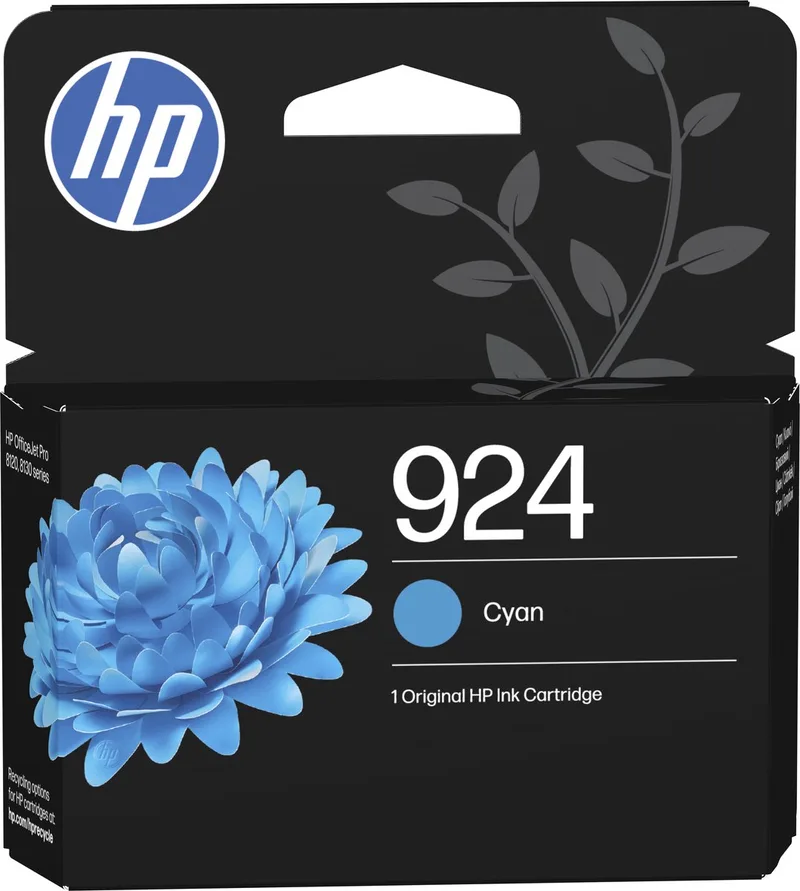 HP 924 - Inktcartridge - Cyaan van HP – productfoto