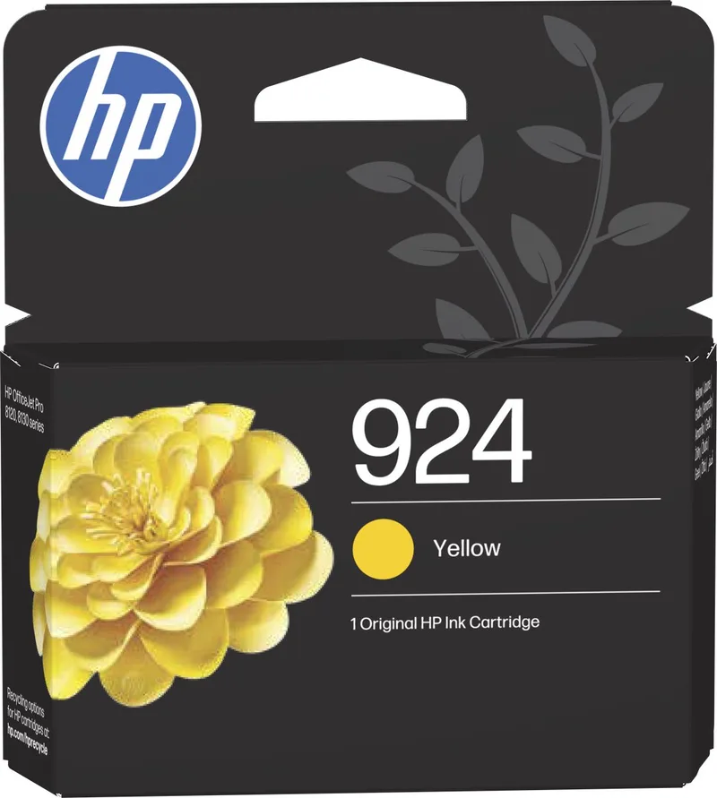 HP 924 - Inktcartridge de HP en Jaune – photo produit