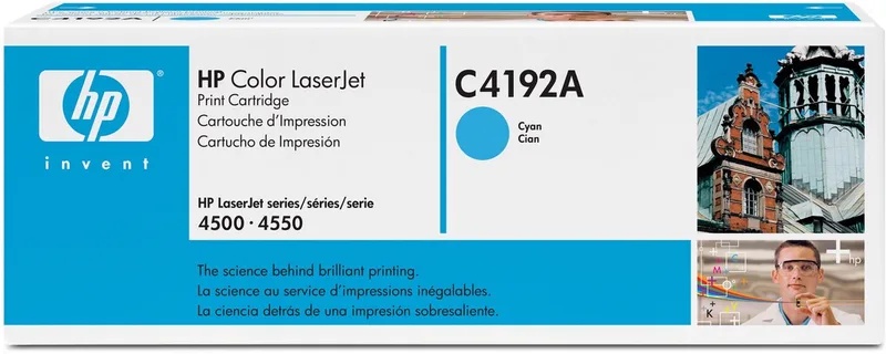 HP 92A - Tonercartridge von HP in Cyaan – Produktfoto