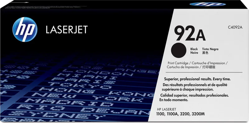 HP 92A - Tonercartridge de HP en Noir – photo produit