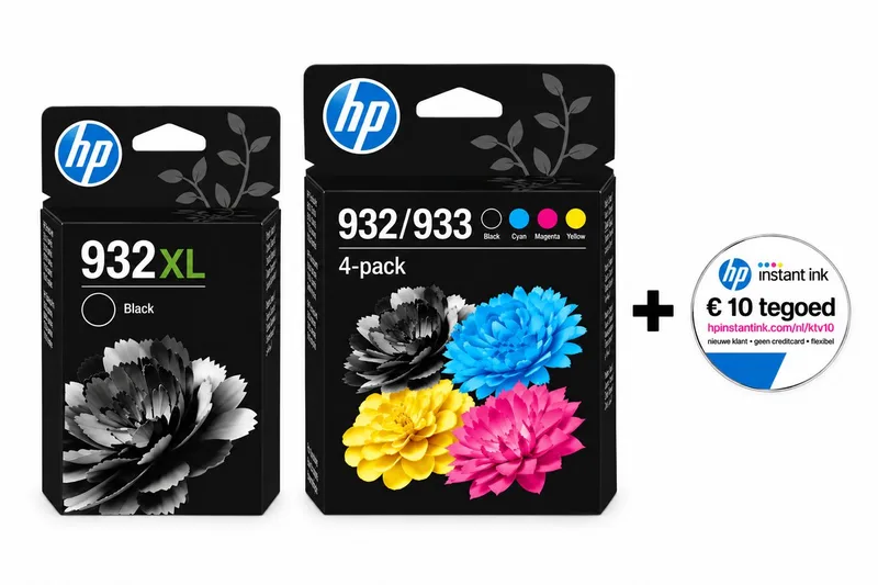 HP 932 + 963XL - Inktcartridge - Kleur van HP in Zwart – productfoto