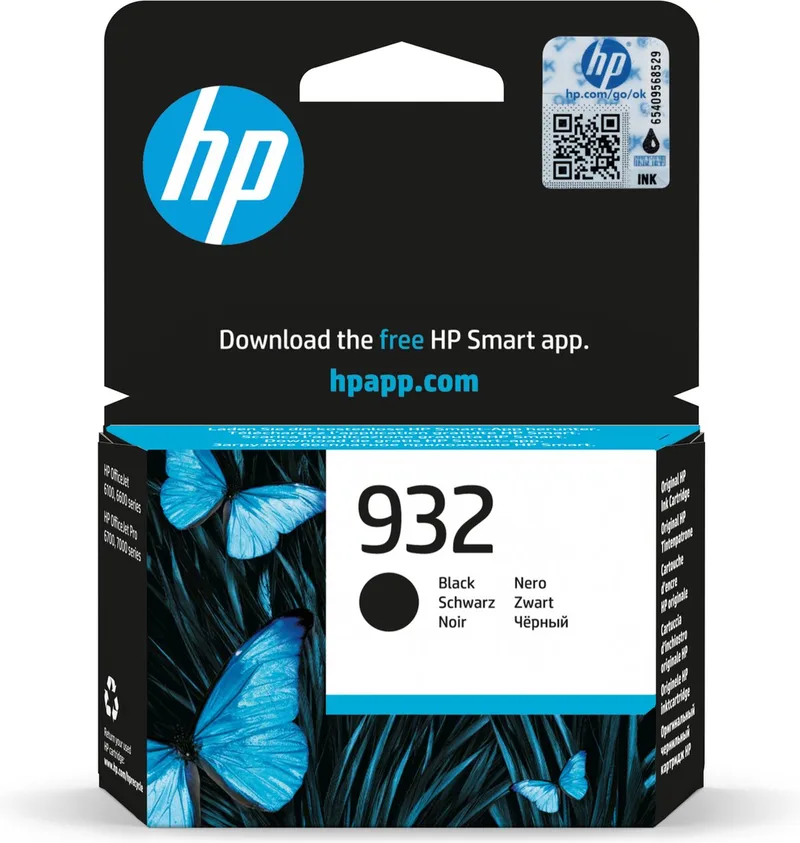 HP 932 - Inktcartridge / Blister (CN057AE) van HP in Zwart – productfoto