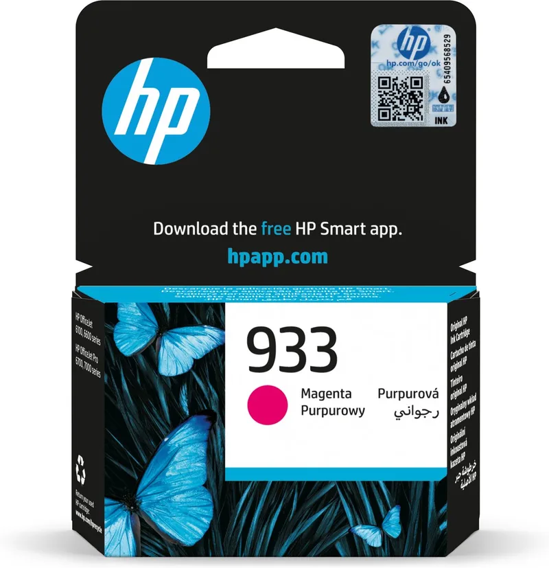 HP 933 originele inktcartridge de HP en Magenta – photo produit