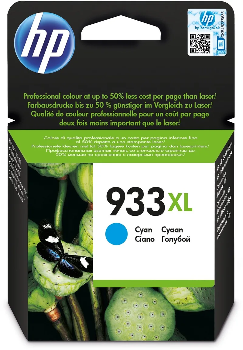 HP 933XL - Inktcartridge / Hoge Capaciteit by HP in Cyaan – product photo