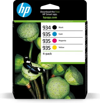 HP - 934/935 - Inktcartridge - 4-PACK van HP in Zwart, Cyaan, Magenta, Geel – productfoto 1 van 2
