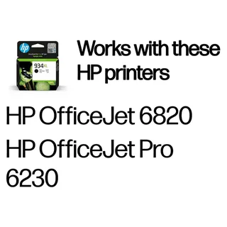 HP 934XL originele high-capacity zwarte inktcartridge (C2P23AE) van HP – productfoto 1 van 5