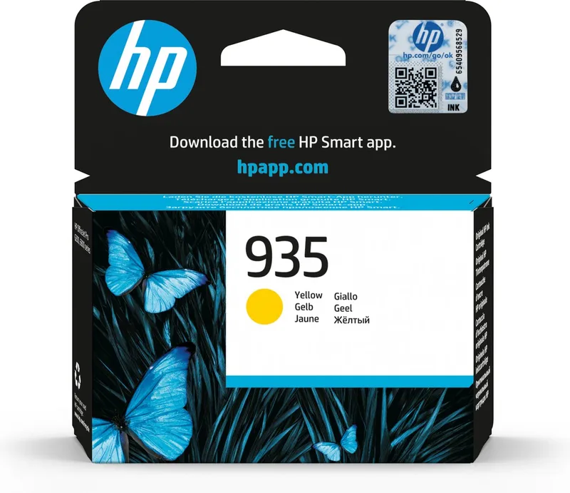HP 935 - Inktcartridge - Origineel - Standaard capaciteit by HP in Yellow – product photo