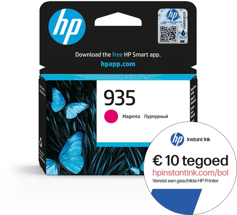 HP 935 - Inktcartridge - Origineel - Standaard capaciteit - Instant Ink tegoed de HP en Magenta – photo produit