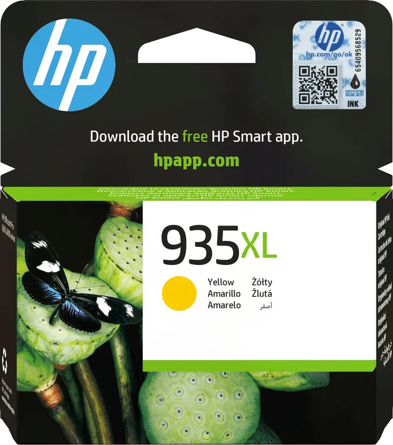 HP 935XL - Inktcartridge - Origineel - Hoge capaciteit fra HP i Gul – produktbillede
