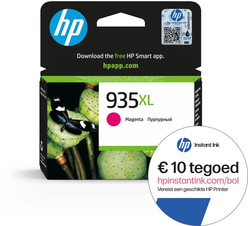 HP 935XL - Inktcartridge - Origineel - Hoge capaciteit - Instant Ink tegoed de HP en Magenta – photo produit