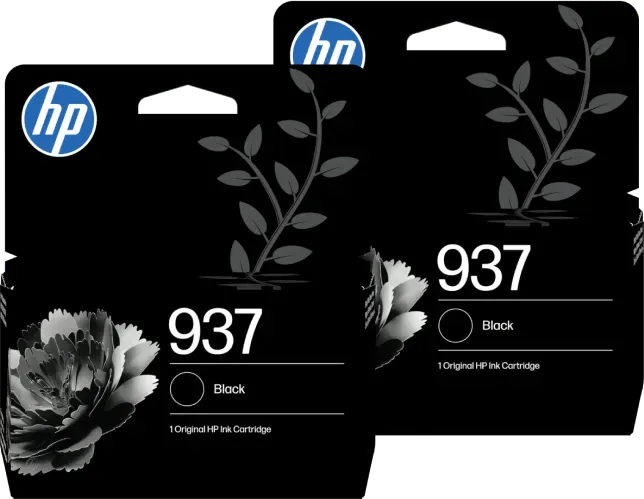 HP 937 Cartridge Zwart Duo Pack von HP – Produktfoto