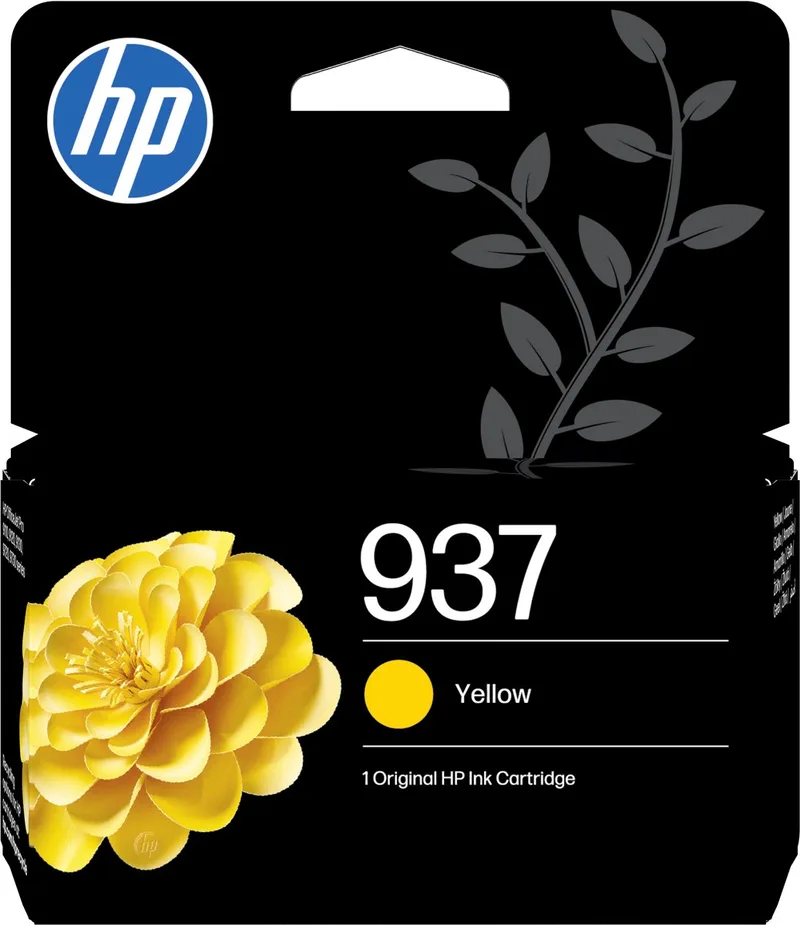 HP 937 - Inktcartridge van HP in Geel – productfoto