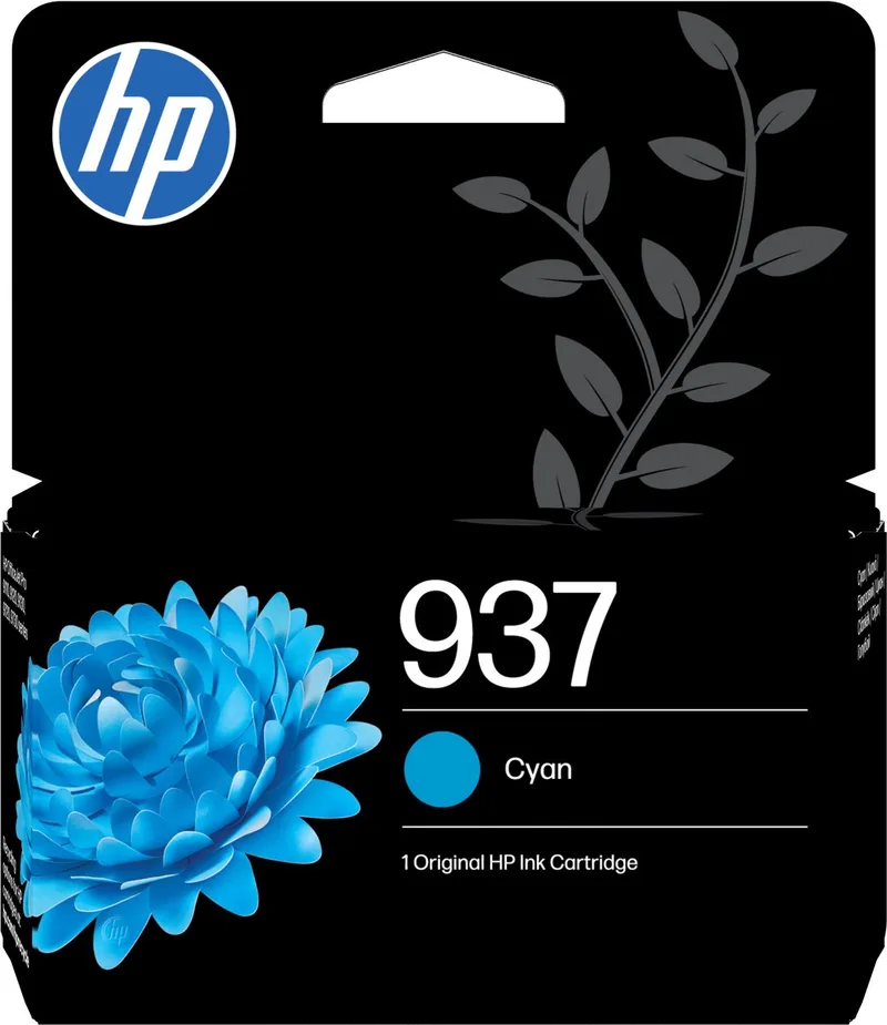 HP 937 - Inktcartridge - Origineel - Standaard capaciteit by HP in Cyaan – product photo