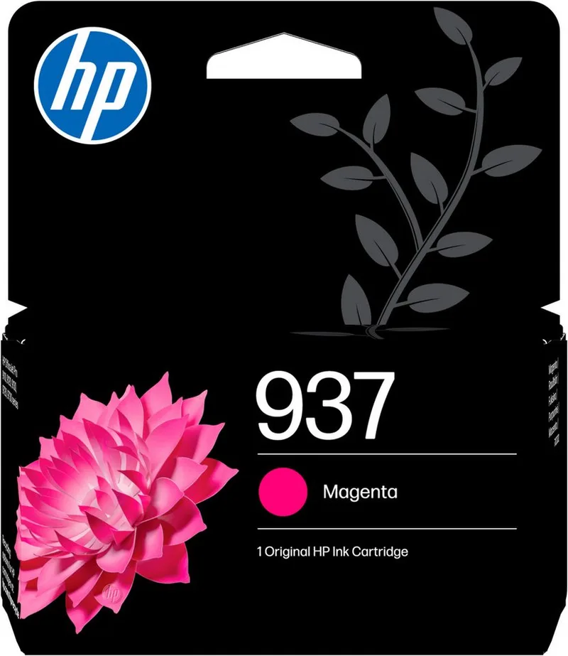 HP 937 Tintenpatrone (Packung) von HP in Rot – Produktfoto