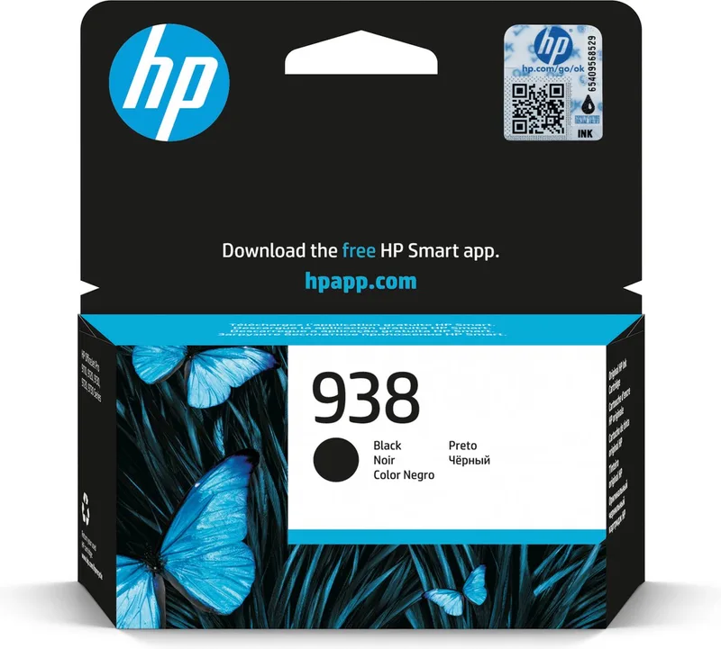 HP 938 - Inktcartridge - Origineel - Standaard capaciteit de HP en Noir – photo produit
