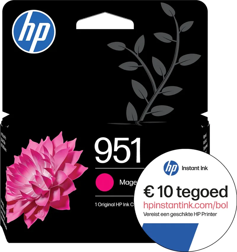 HP 951 - Inktcartridge + Instant Ink tegoed van HP in Magenta – productfoto