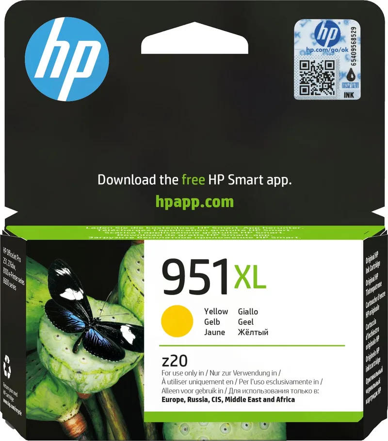 HP 951XL - Inktcartridge / (CN048AE) från HP i Gul – produktbild