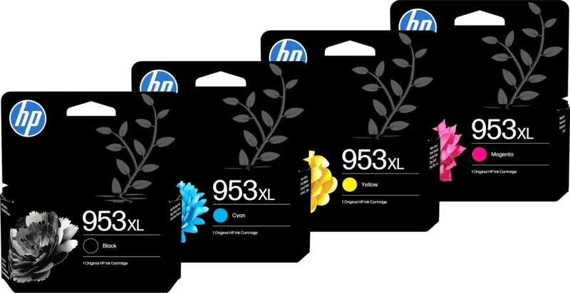 HP 953XL cartridges 4-Kleuren pack van HP – productfoto
