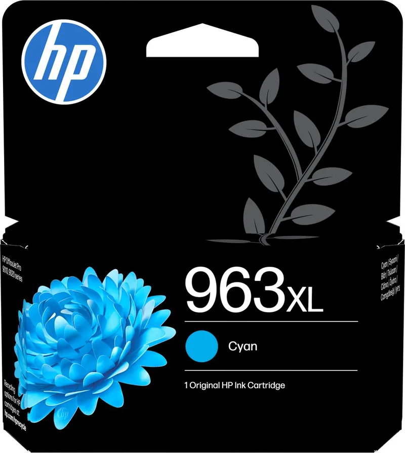 HP 963XL - Inktcartridge - Origineel - Hoge capaciteit by HP in Cyaan – product photo 1 of 2