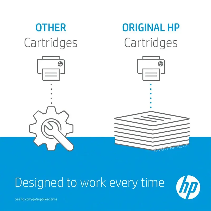 HP 980 originele gele inktcartridge (D8J09A) van HP – productfoto 2 van 4