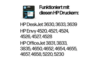 HP Tintenpatrone Nr. 302 F6U65AE 3-farbig (ca. 150 Tintenpatrone von HP in Schwarz – Produktfoto 2 von 3
