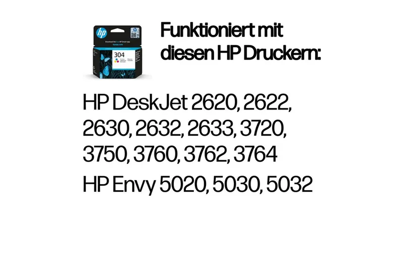 HP Tintenpatrone Nr. 304 Multipack (C/M/Y) (ca. 10 Tintenpatrone by HP in Black – product photo 2 of 2