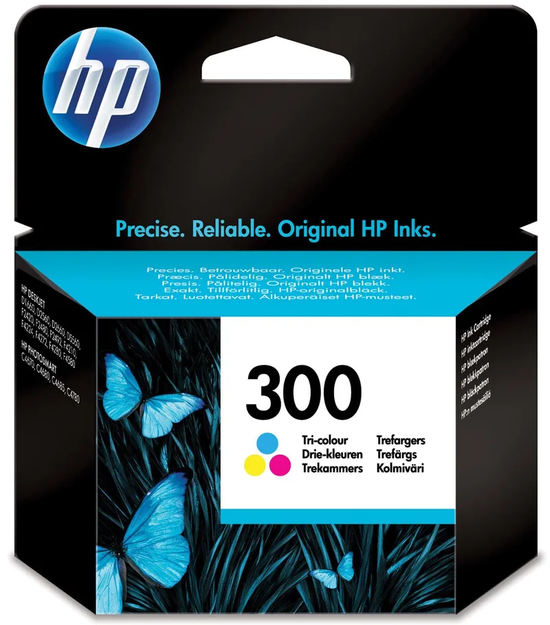 inktcartridge 300, 165 pagina's, OEM CC643EE, 3 kleuren von HP – Produktfoto