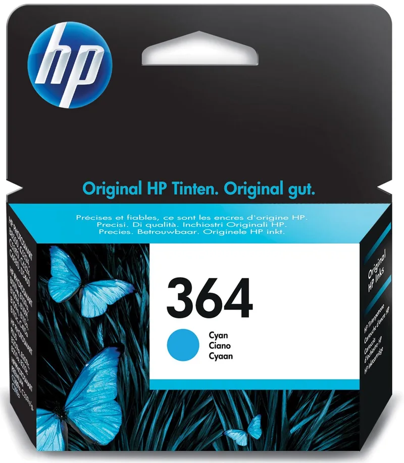 inktcartridge 364, 300 pagina's, OEM CB318EE, cyaan von HP – Produktfoto