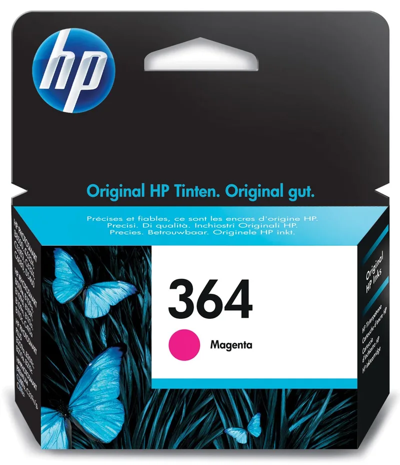 inktcartridge 364, 300 pagina's, OEM CB319EE, magenta de HP – photo produit