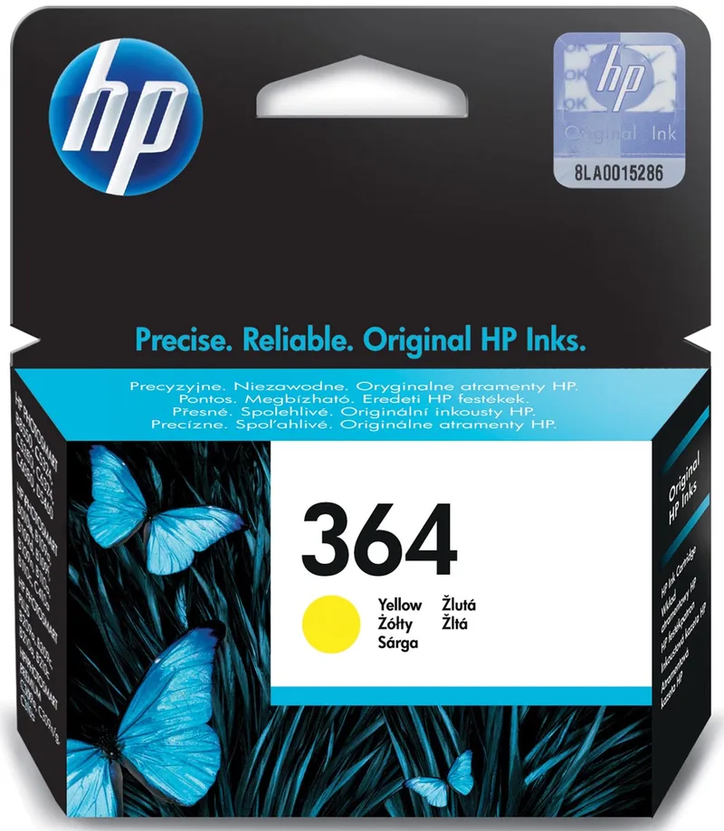 HP 364 Gelb Tintenpatrone von HP – Produktfoto