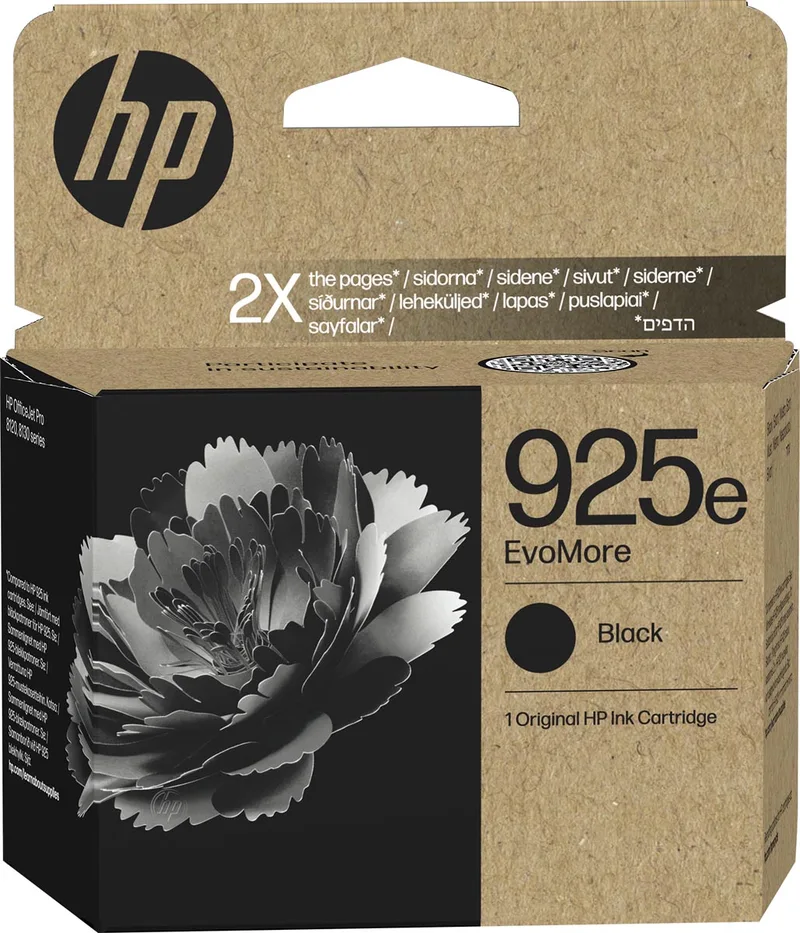 inktcartridge 925e, 1.000 pagina's, OEM 4K0W3PE, zwart von HP – Produktfoto