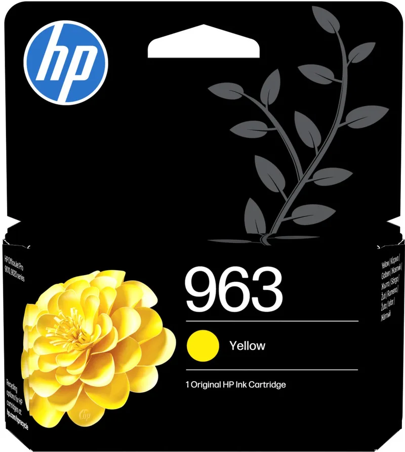 Inktcartridge 963 Origineel Single 3JA25AE by HP in Yellow – product photo 1 of 2