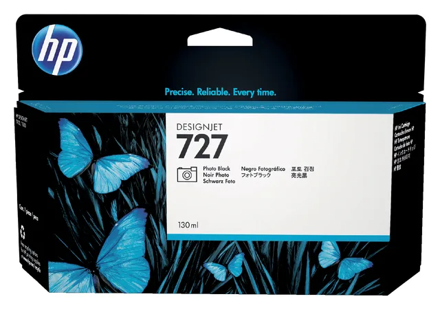 Inktcartridge HP B3P23A 727 foto zwart fra HP – produktbillede