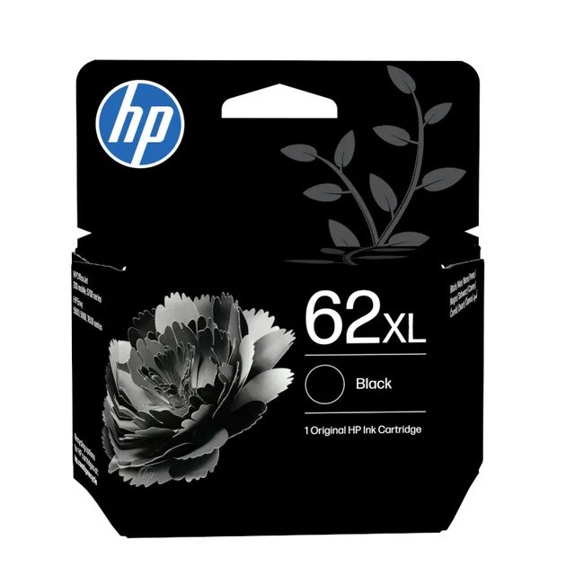 Inktcartridge HP C2P05AE 62XL zwart fra HP – produktbillede